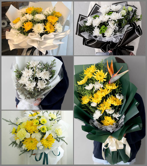 广西桂林叠彩区叠彩街道宝积社区白事花束代送